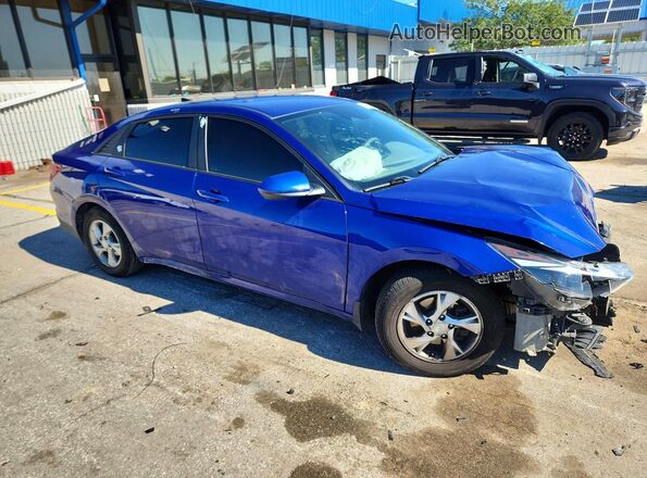 KMHLL4AG9NU263719 2022 HYUNDAI ELANTRA Blue Front right