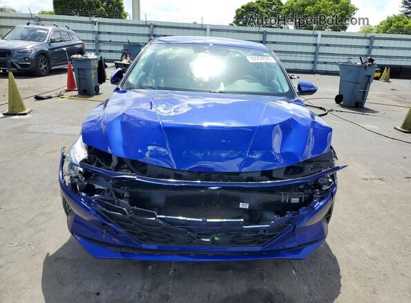 KMHLL4AG9PU443012 2023 HYUNDAI ELANTRA Blue Դիմացի տեսք