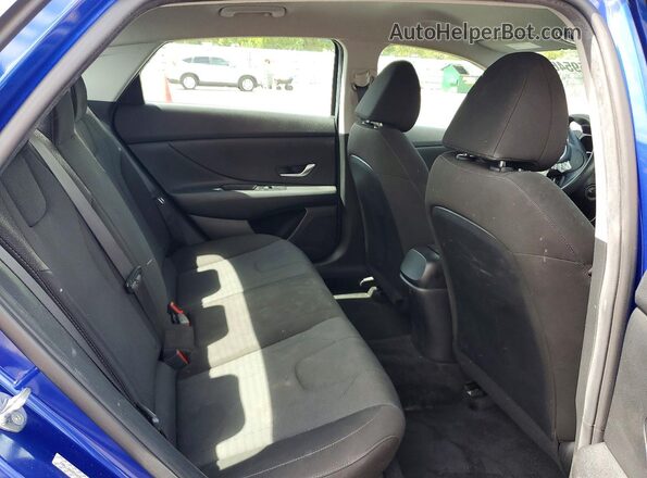 KMHLL4AG9PU443012 2023 HYUNDAI ELANTRA Blue Հետևի նստատեղերի տեսք