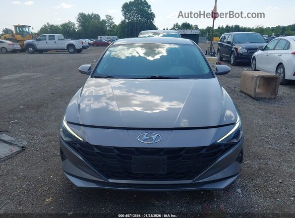 KMHLL4AG9PU550917 2023 HYUNDAI ELANTRA Gray Widok wnętrza z tyłu