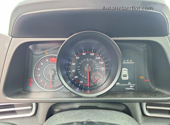 KMHLL4AGXMU153146 2021 HYUNDAI ELANTRA Blue ხელსაწყოთა პანელის ხედი