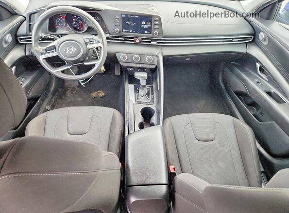 KMHLL4AGXMU153146 2021 HYUNDAI ELANTRA Blue წინა პანელის ხედი