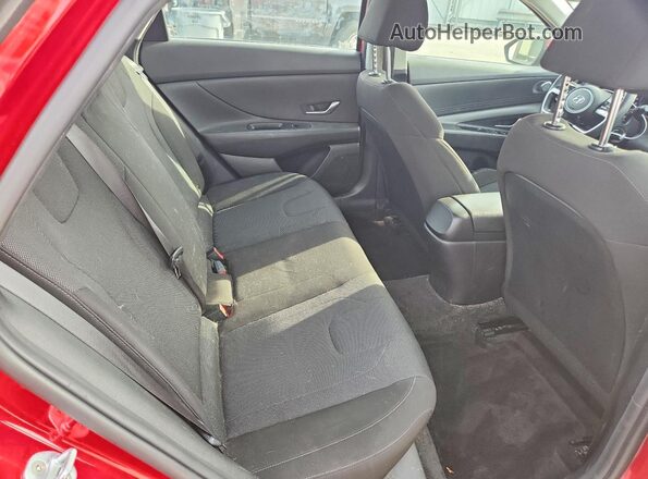 KMHLL4AGXMU177107 2021 HYUNDAI ELANTRA Red Vista de los asientos traseros