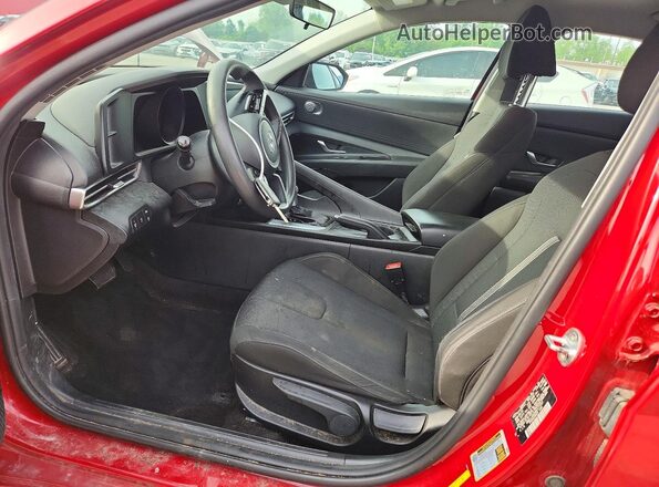 KMHLL4AGXMU177107 2021 HYUNDAI ELANTRA Red Vista interior delantera