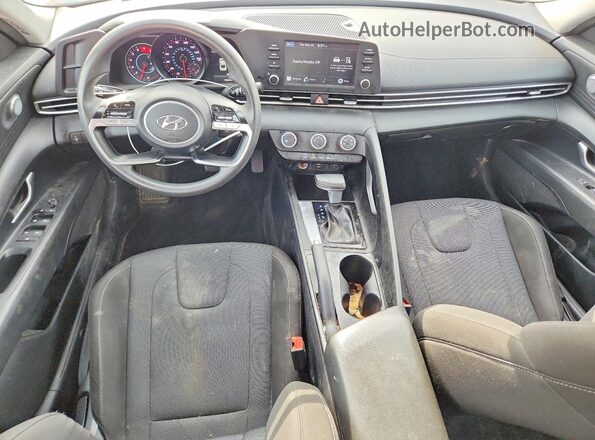 KMHLL4AGXMU177107 2021 HYUNDAI ELANTRA Red Vista del salpicadero