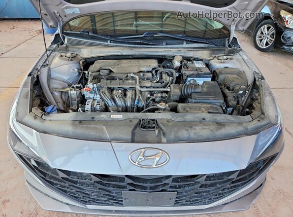 KMHLL4AGXPU442144 2023 HYUNDAI ELANTRA Gray Սալոնի հետևի տեսք