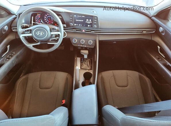 KMHLL4AGXPU442144 2023 HYUNDAI ELANTRA Gray Առջևի վահանակի տեսք