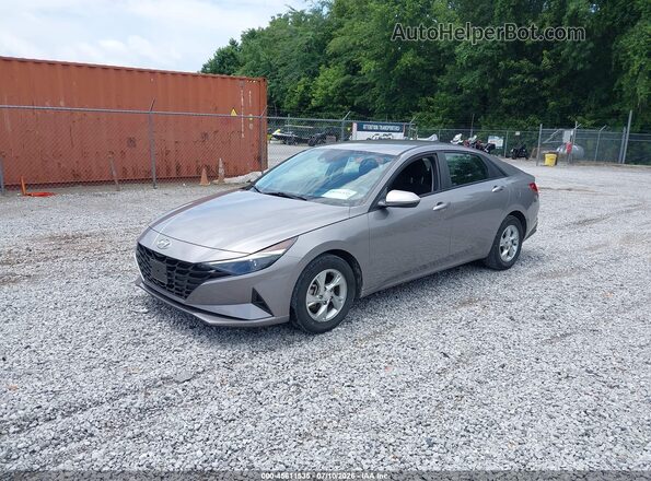 KMHLL4AGXPU545760 2023 HYUNDAI ELANTRA Gray წინა მარცხენა ხედი სამი მეოთხედიდან