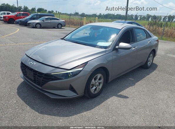 KMHLL4AGXPU554331 2023 HYUNDAI ELANTRA Silver წინა მარცხენა ხედი სამი მეოთხედიდან