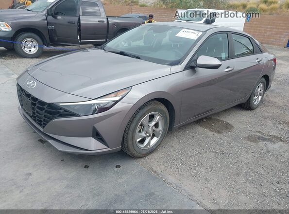 KMHLL4AGXPU556872 2023 HYUNDAI ELANTRA Gray Առջևի ձախ երեք քառորդ տեսարան