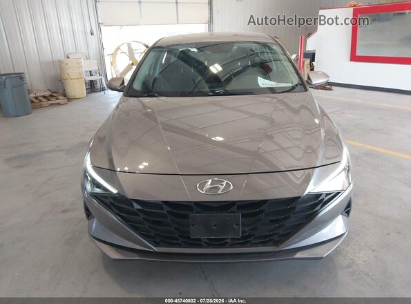 KMHLL4AGXPU557889 2023 HYUNDAI ELANTRA Серый Вид спереди