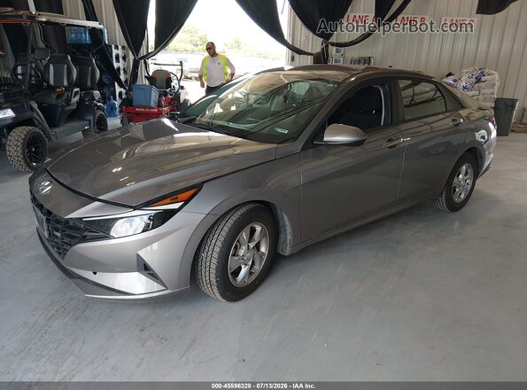 KMHLL4AGXPU577527 2023 HYUNDAI ELANTRA Серебряный Передняя левая четверть