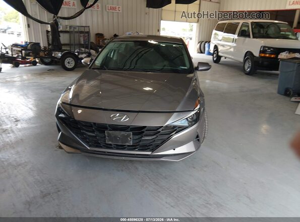 KMHLL4AGXPU577527 2023 HYUNDAI ELANTRA Серебряный Вид щитка приборов