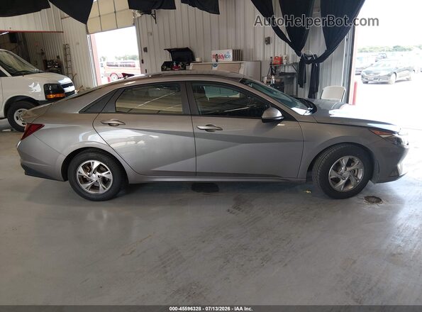KMHLL4AGXPU577527 2023 HYUNDAI ELANTRA Серебряный Вид задней части салона