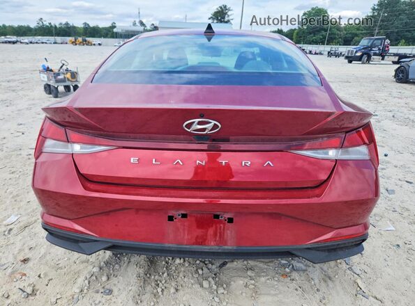 KMHLL4AGXPU596904 2023 HYUNDAI ELANTRA Красный Вид сзади