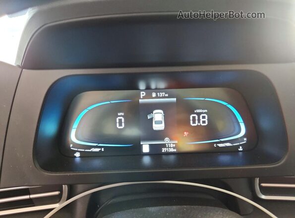KMHLL4DG0SU008139 2025 HYUNDAI ELANTRA Silver Вид щитка приладів