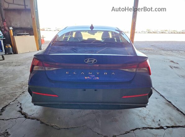 KMHLL4DG0SU015513 2025 HYUNDAI ELANTRA Blue Вид ззаду