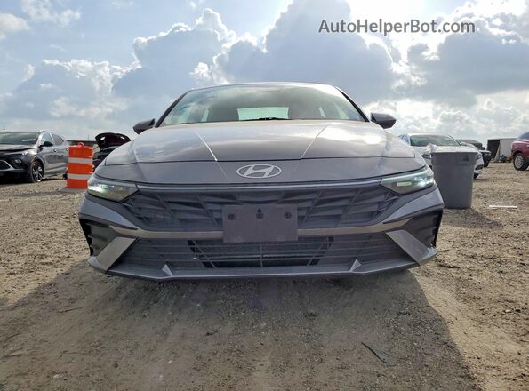 KMHLL4DG0SU015656 2025 HYUNDAI ELANTRA Gray Դիմացի տեսք