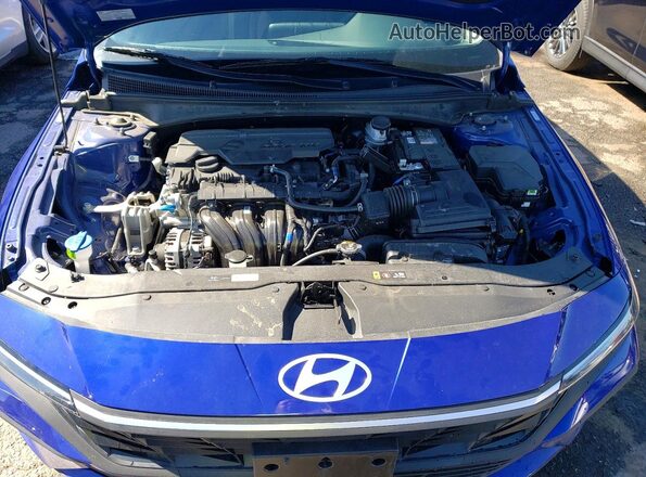 KMHLL4DG0SU086422 2025 HYUNDAI ELANTRA Blue უკანა სალონის ხედი