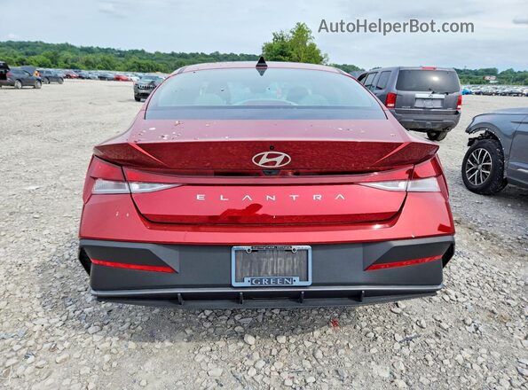 KMHLL4DG0SU899307 2025 HYUNDAI ELANTRA Red უკანა ხედი