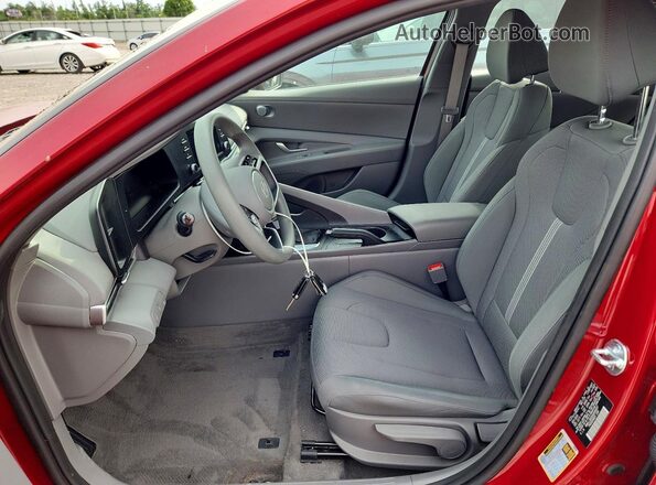 KMHLL4DG0SU899307 2025 HYUNDAI ELANTRA Red წინა სალონის ხედი
