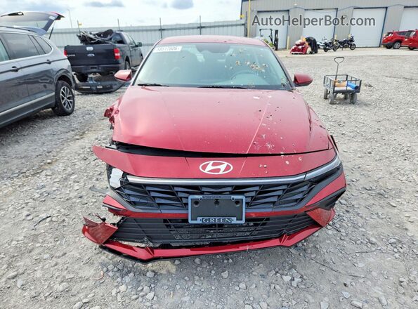 KMHLL4DG0SU899307 2025 HYUNDAI ELANTRA Red წინა ხედი