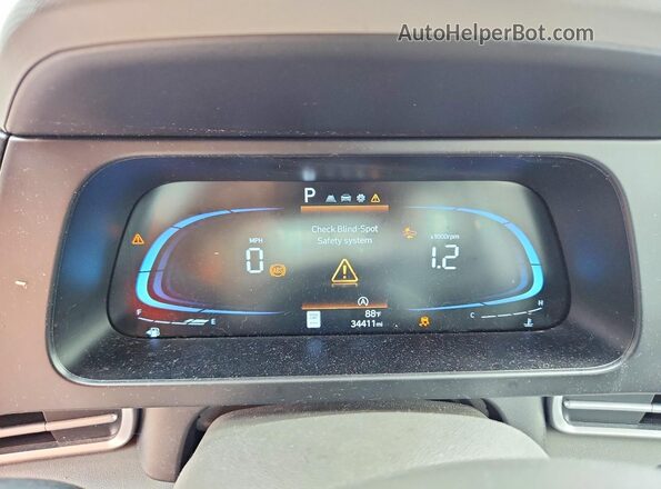 KMHLL4DG0SU899307 2025 HYUNDAI ELANTRA Red ხელსაწყოთა პანელის ხედი