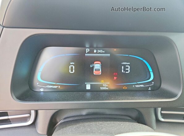 KMHLL4DG0TU129335 2026 HYUNDAI ELANTRA Gray ხელსაწყოთა პანელის ხედი