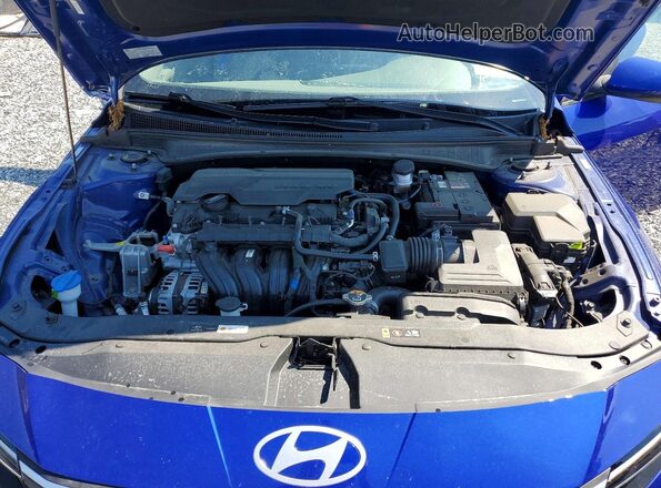 KMHLL4DG1RU782510 2024 HYUNDAI ELANTRA Синий Вид задней части салона
