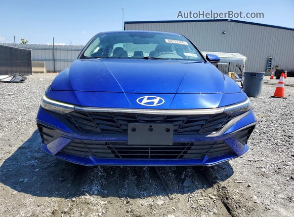 KMHLL4DG1RU782510 2024 HYUNDAI ELANTRA Синий Вид спереди