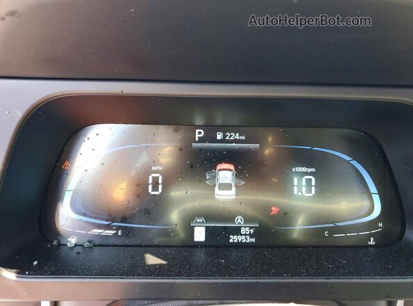 KMHLL4DG1RU782510 2024 HYUNDAI ELANTRA Синий Вид щитка приборов