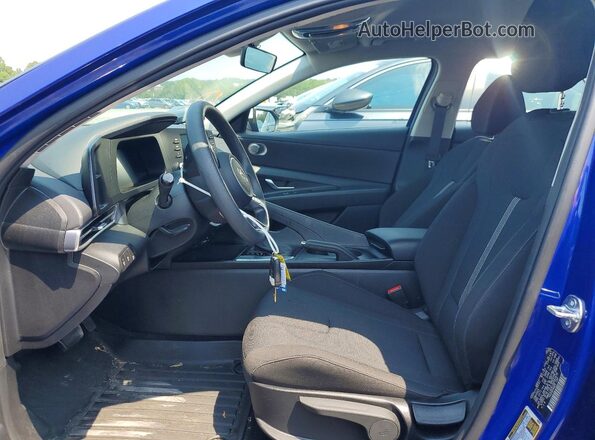 KMHLL4DG1SU053476 2025 HYUNDAI ELANTRA Синий Вид салона спереди