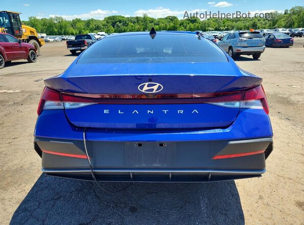 KMHLL4DG1SU898411 2025 HYUNDAI ELANTRA Blue Вид ззаду