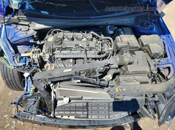 KMHLL4DG1SU898411 2025 HYUNDAI ELANTRA Blue Вид задньої частини салону