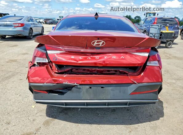 KMHLL4DG1SU990635 2025 HYUNDAI ELANTRA Red Widok z tyłu