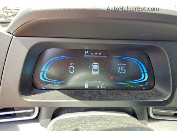 KMHLL4DG1SU990635 2025 HYUNDAI ELANTRA Red Widok zestawu wskaźników