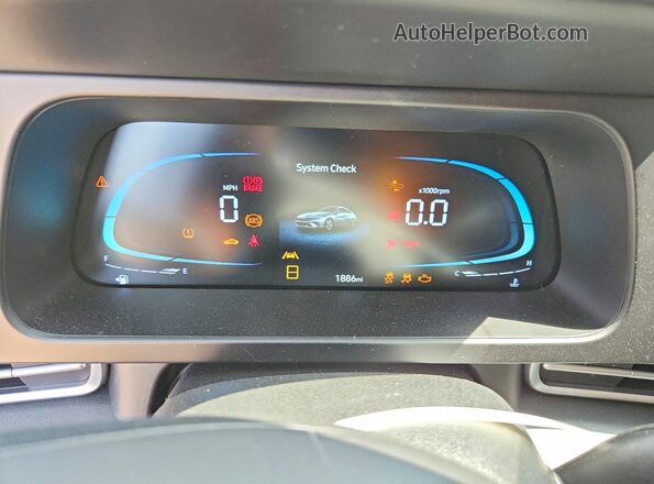 KMHLL4DG1TU201112 2026 HYUNDAI ELANTRA Black Սարքավորումների վահանակի տեսք