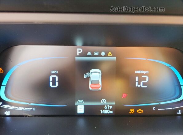 KMHLL4DG1TU205984 2026 HYUNDAI ELANTRA Gray ხელსაწყოთა პანელის ხედი