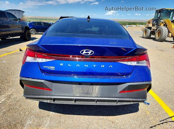KMHLL4DG2RU851334 2024 HYUNDAI ELANTRA Blue Вид ззаду
