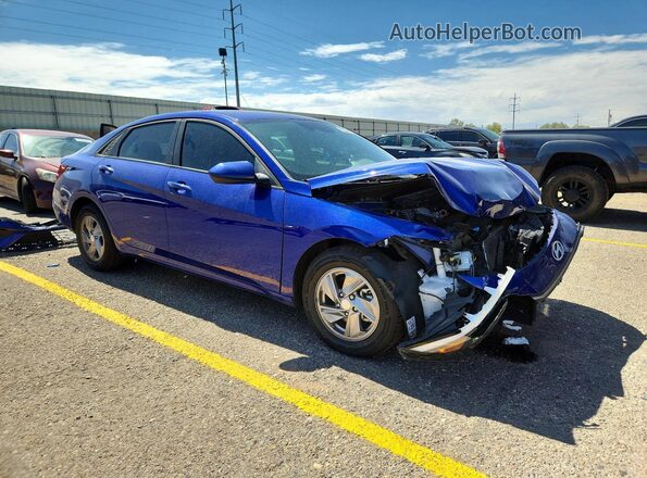 KMHLL4DG2RU851334 2024 HYUNDAI ELANTRA Blue Передня права чверть