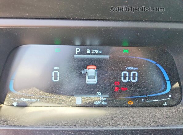 KMHLL4DG2RU851334 2024 HYUNDAI ELANTRA Blue Вид щитка приладів