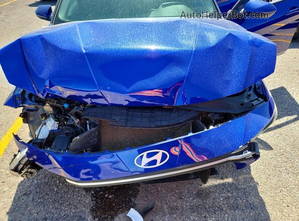 KMHLL4DG2RU851334 2024 HYUNDAI ELANTRA Blue Вид задньої частини салону