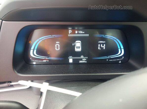 KMHLL4DG2SU053714 2025 HYUNDAI ELANTRA Silver ხელსაწყოთა პანელის ხედი