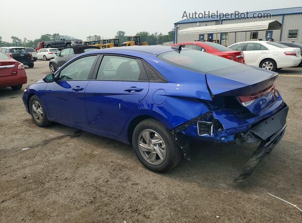 KMHLL4DG2SU061490 2025 HYUNDAI ELANTRA Blue Հետևի ձախ