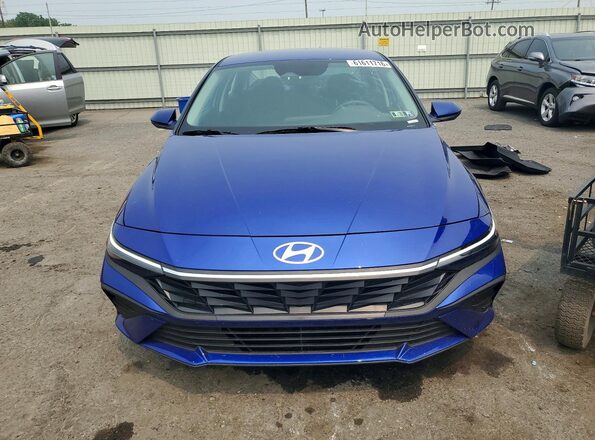 KMHLL4DG2SU061490 2025 HYUNDAI ELANTRA Blue Դիմացի տեսք