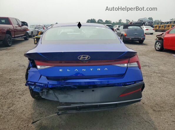 KMHLL4DG2SU061490 2025 HYUNDAI ELANTRA Blue Հետևի տեսք