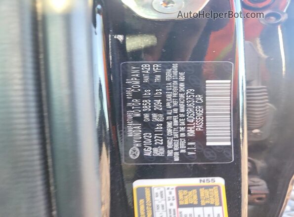 KMHLL4DG3RU637579 2024 HYUNDAI ELANTRA Black Engine compartment view