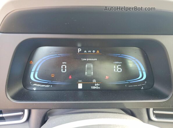 KMHLL4DG3SU898507 2025 HYUNDAI ELANTRA Black Instrument cluster view