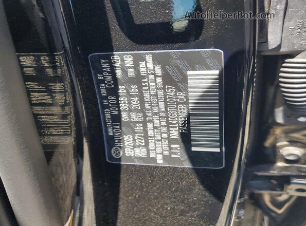 KMHLL4DG3TU107457 2026 HYUNDAI ELANTRA Черный Вид подкапотного пространства