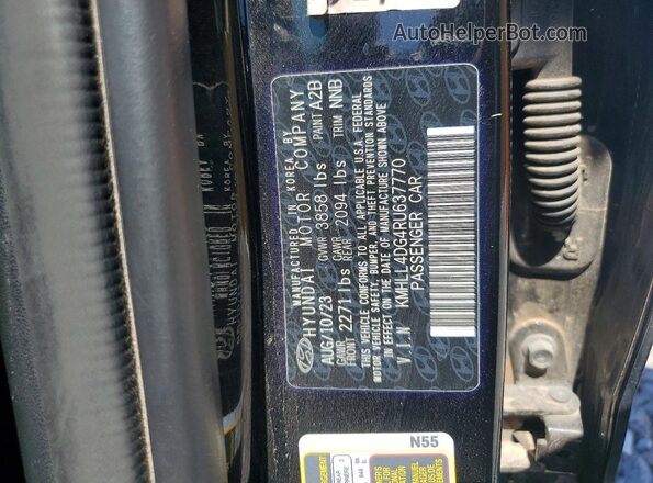 KMHLL4DG4RU637770 2024 HYUNDAI ELANTRA Black Engine compartment view